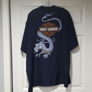 Harley Davidson button down shirt